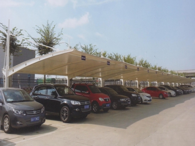 膜結構汽車棚
