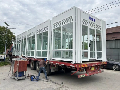 6個吸煙亭發(fā)貨